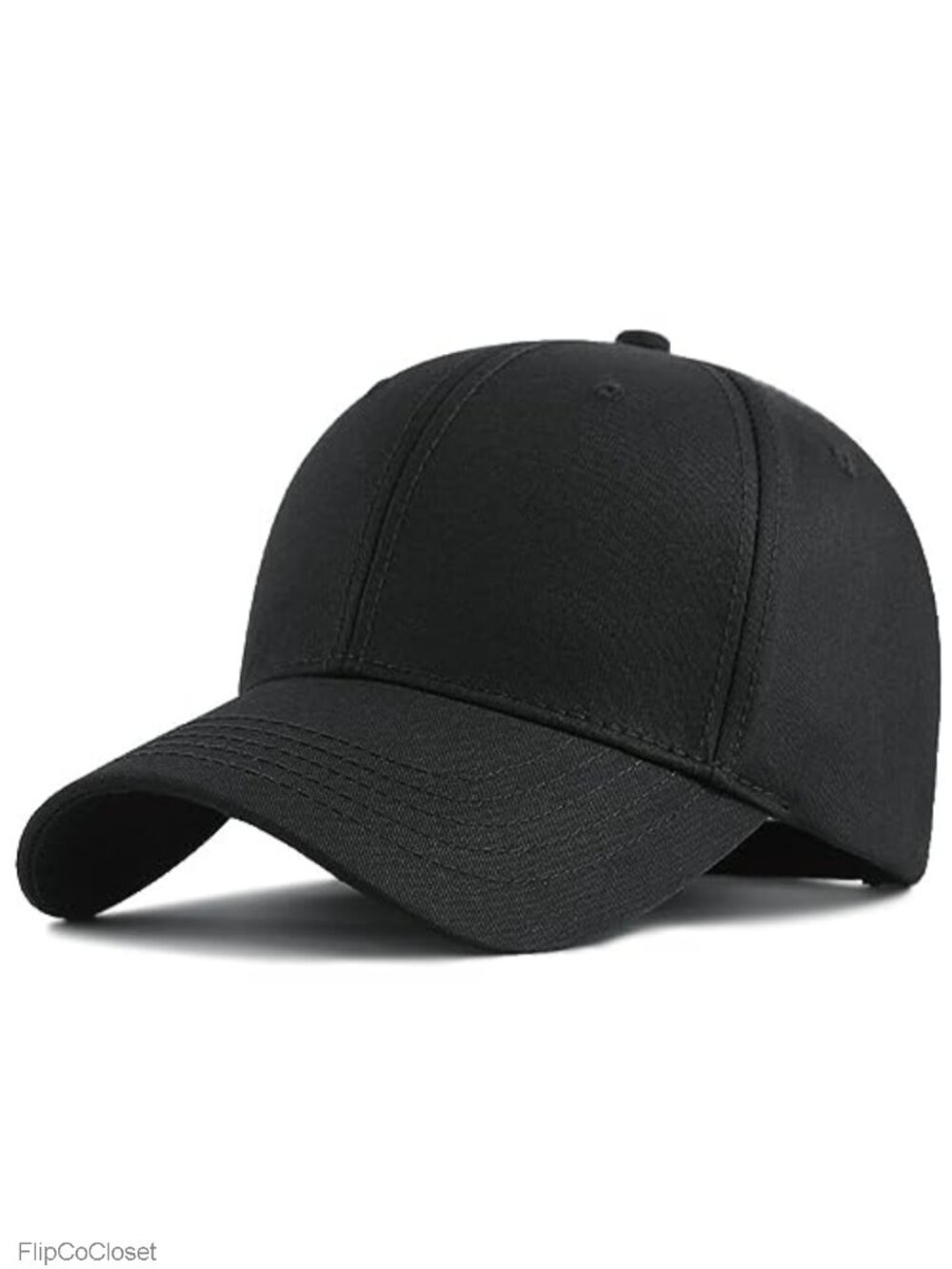 XXL Baseball Cap Adjustable Cotton Big Head Hat Solid Color Plus Size
